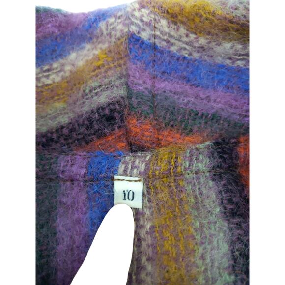 Vintage Mohair Jacket with Leather Trim - Picture 8 of 14
